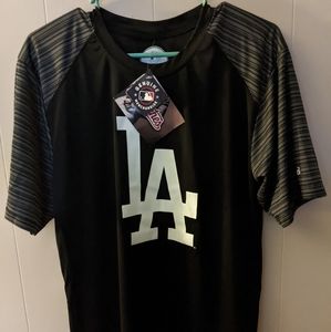 Stitches LA Dodgers Men's Size Medium ShirtBlack/Gray